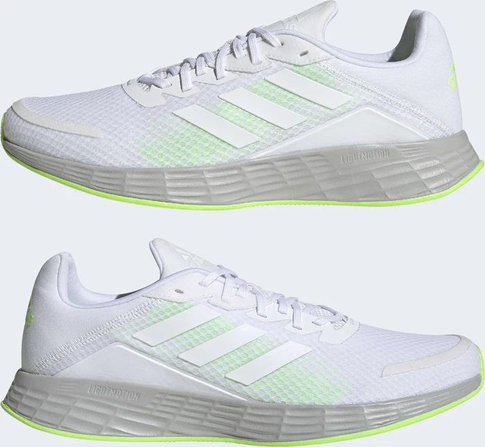 adidas Duramo SL cloud white/signal green (Herren)