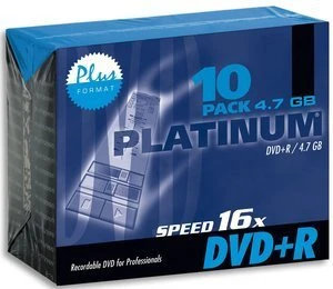 BestMedia Platinum DVD+R 4.7GB, 16x, 10er Slimcase