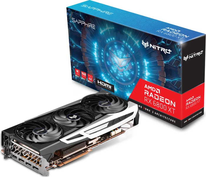 Sapphire Nitro+ Radeon RX 6800 XT, 16GB GDDR6, HDMI, 3x DP, lite retail