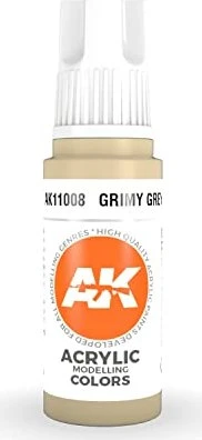 AK-Interactive 3rd Gen Acrylic Colors Acrylic Modelling Colors grimy grey, 17ml