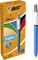BIC 4 Colours Original 0.4mm Kugelschreiber blau/weiß, 12er-Pack Vorschaubild