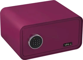Basi mySafe 430 Tresor, violett, Schlüsselschloss/elektronisches Zahlenschloss