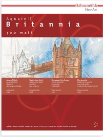 Hahnemühle Britannia Aquarell Zeichenpapier matt, 240x320mm, 12 Blatt