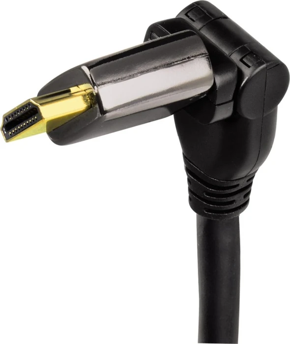 Hama High Speed mit Ethernet HDMI 1.4 Kabel und rotierbarem Stecker schwarz, 1.50m