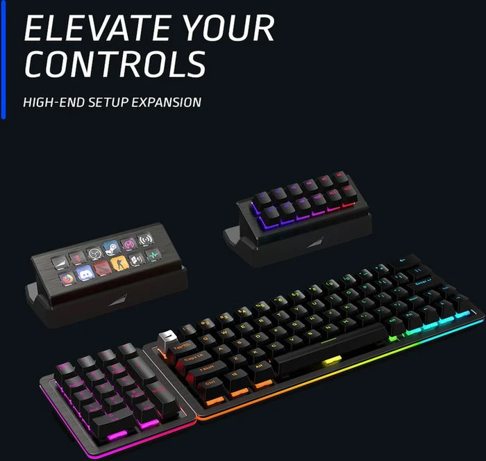 Mountain MacroPad, Midnight Black, Tactile 55, hot-swap, USB-A