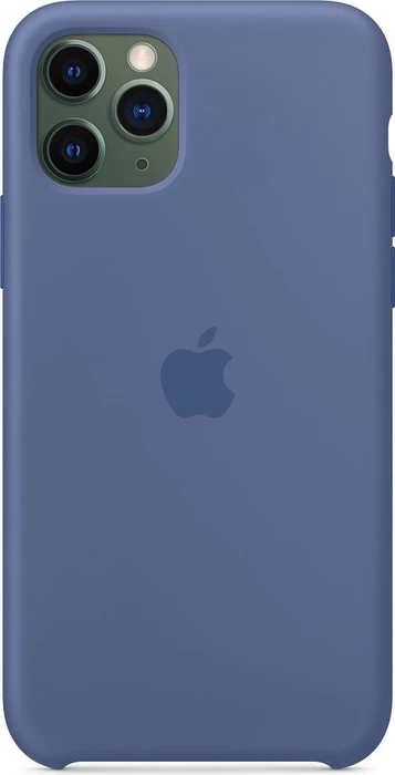 Apple Silikon Case für iPhone 11 Pro leinenblau