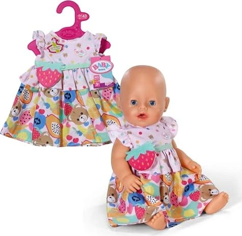 Zapf creation BABY born Mode - Kleid Früchte 43cm