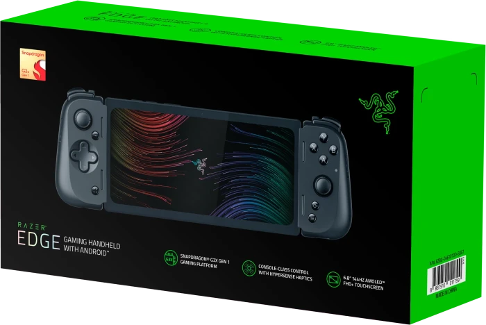Razer Edge Gaming Handheld with Android, Snapdragon G3x Gen 1, 128GB Flash