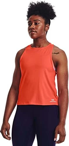 Under Armour Rush Energy Funktionsshirt ärmellos electric tangerine/white (Herren)