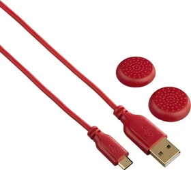Hama DualShock 4 Controller Super Soft USB Ladekabel 3m rot (PS4)