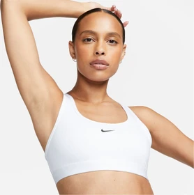 Nike Swoosh Light Support Sport-BH weiß/schwarz (Damen)