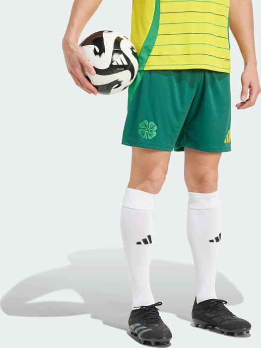 adidas Celtic FC 2024/2025 Auswärtsshorts team dark green (Herren)