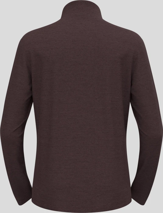 Odlo Roy Midlayer Half Zip Funktionsshirt langarm fudge/black (Herren)