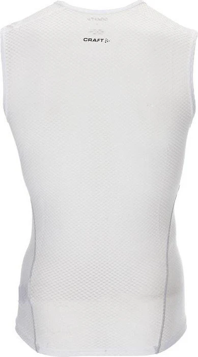 Craft Cool Mesh Superlight Funktionsshirt ärmellos weiß/schwarz (Herren)