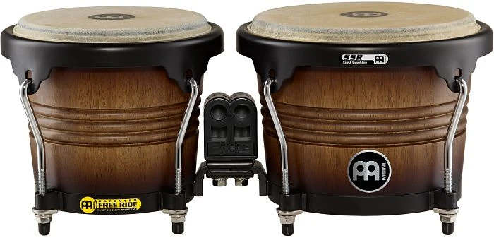 Meinl Marathon Series Wood Bongos Antique Tobacco Burst