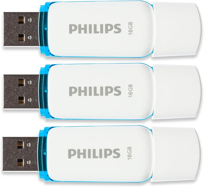 Philips Snow Edition 16GB, USB-A, USB 2.0, 3er-Pack