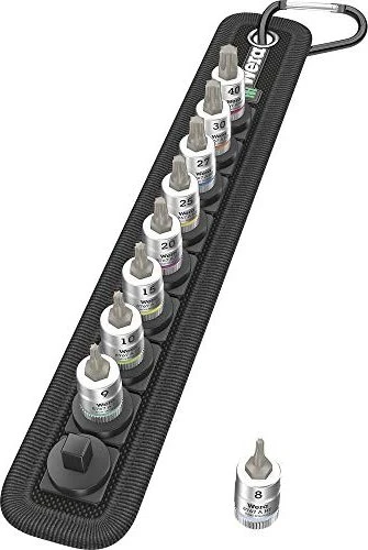 Wera Belt A 3 Zyklop Torx Steckschlüsselsatz, 9-tlg.