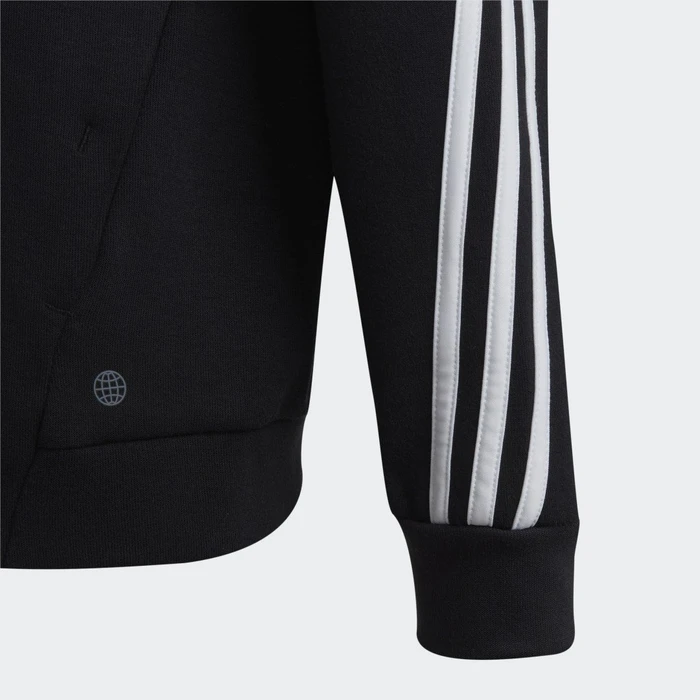 adidas Future Icons 3-Streifen Hoodie schwarz/weiß (Junior)