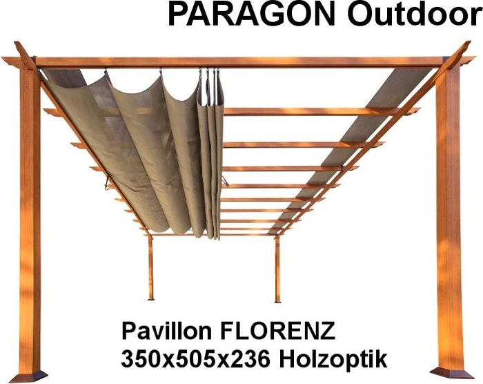 Paragon Florence Pergola 505x350x235cm braun