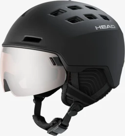 Head Radar Visor Helm schwarz