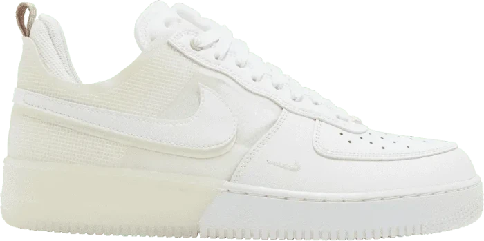 Nike Air Force 1 React white/coconut milk/light iron ore (Damen)