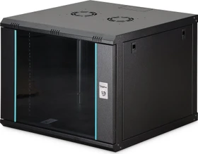 Digitus Dynamic-N Serie 19" Wandgehäuse 9HE, unmontiert, Sicherheitsglastür, IP2X, RAL 9005, 600mm tief
