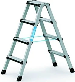 Zarges Comfortstep B Alu 2-tlg. Stehleiter, 2x 4 Stufen