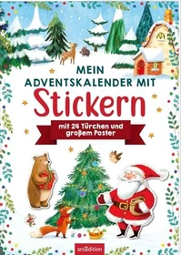 arsEdition Mein Adventskalender mit Stickern
