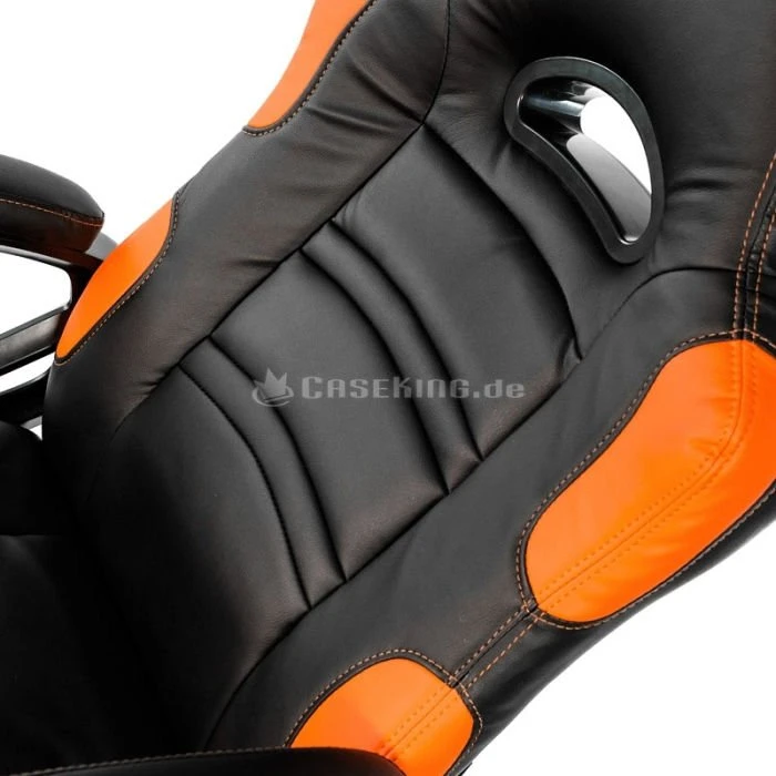 Arozzi Enzo Gamingstuhl, schwarz/orange
