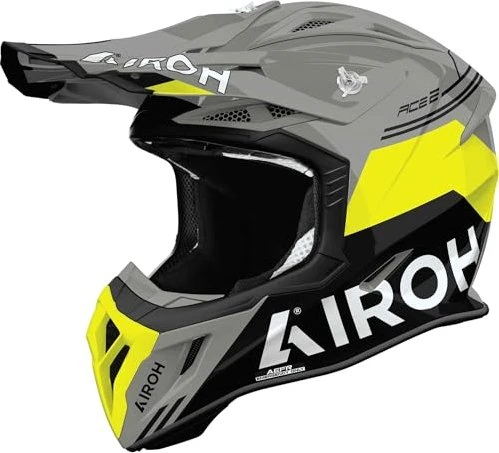 Airoh Aviator Ace 2 Fury grau/schwarz/gelb