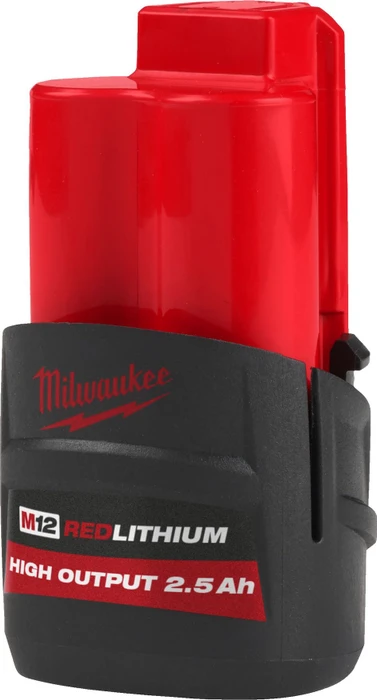 Milwaukee M12 High Output HB2.5 Werkzeug-Akku 12V, 2.5Ah, Li-Ionen [2.5Ah] [30Wh]