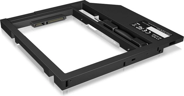 RaidSonic Icy Box IB-AC649 ODD auf HDD/SSD 2.5", 9mm, schwarz, Einschubadapter