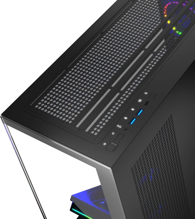 Modecom Volcano Stellar ARGB 5F Black, Glasfenster