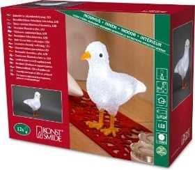 Konstsmide Acryl Figur Möve LED 12x tageslichtweiß