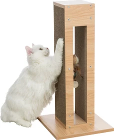 Trixie Kratzsäule mit Spielzeug, beige/braun
