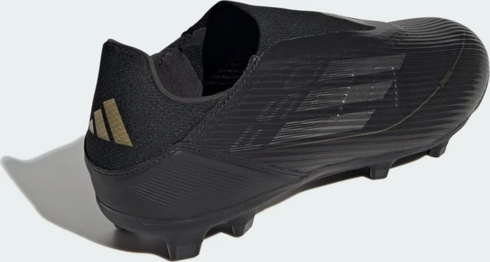 adidas F50 League Laceless FG/MG core black/iron metallic/gold metallic