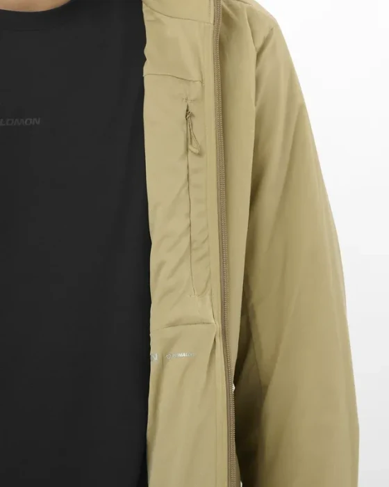 Salomon Mountain Flex Funktionsjacke gray green (Herren)