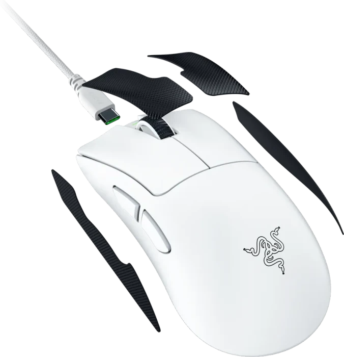 Razer DeathAdder V4 Pro weiß, USB