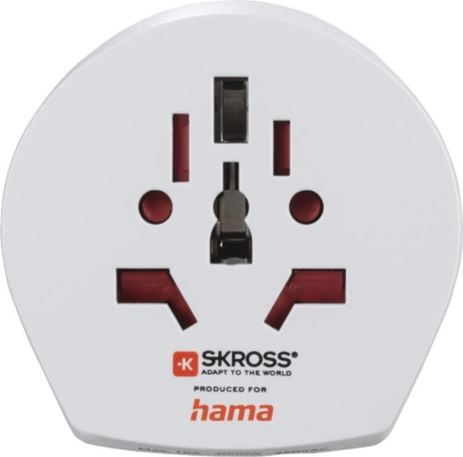 Hama World Travel Adapter Pro Light USB, 2x USB-A