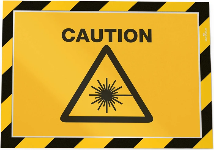 Durable Duraframe Magnetic Security Schutzrahmen, A4, schwarz/gelb, 5 Stück