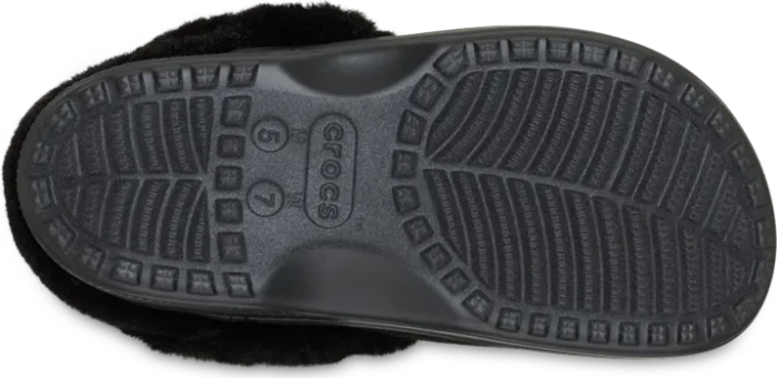 Crocs Classic Unfurgettable Vegan Suede Clog schwarz