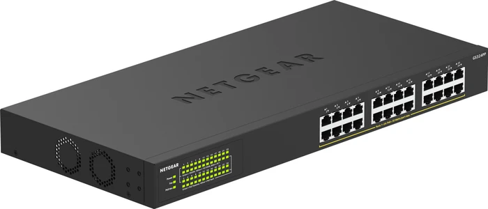 Netgear SOHO GS300 Rackmount Gigabit Switch, 24x RJ-45, 380W PoE+