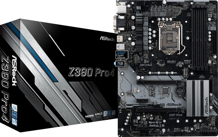ASRock Z390 Pro4 (Intel 1151 v2)