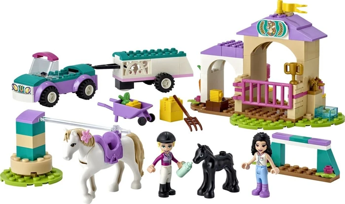 LEGO Friends - Trainingskoppel und Pferdeanhänger