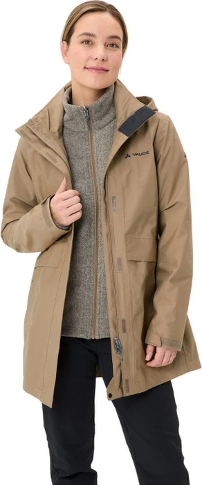 Vaude Idris 3in1 IV Funktionsmantel oat (Damen)