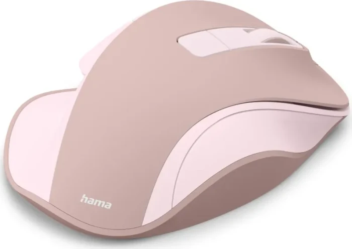 Hama MW-500 Ergonomic Silent Wireless rosa, USB