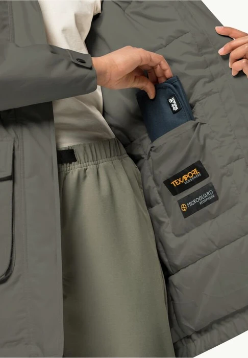 Jack Wolfskin Winterfrost Ins Funktionsmantel dusty olive (Damen)
