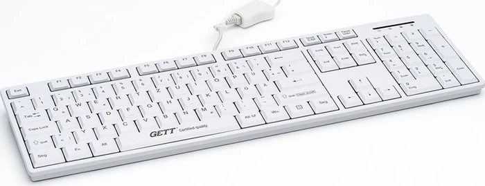 GETT KL25211 GCQ CleanType Easy Basic, weiß, USB, DE