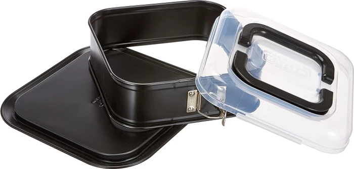 WMF Kaiser Bake & Take Springform Backform mit Haube 24x24cm