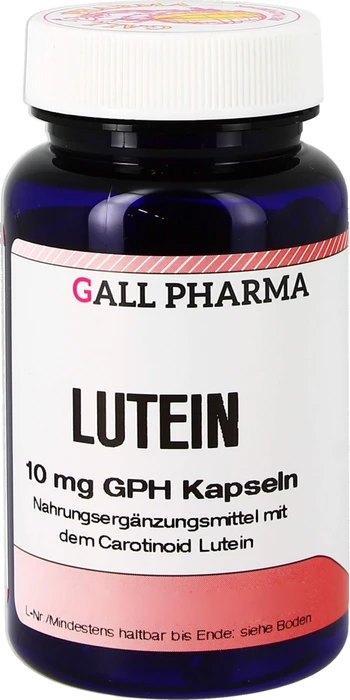 Lutein 10mg GPH Kapseln, 180 Stück